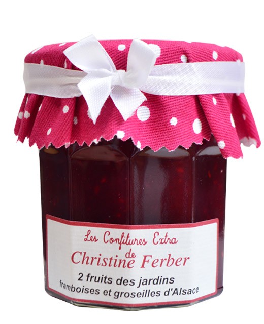 Marmellata con due frutti rossi - lampone, ribes - Christine Ferber