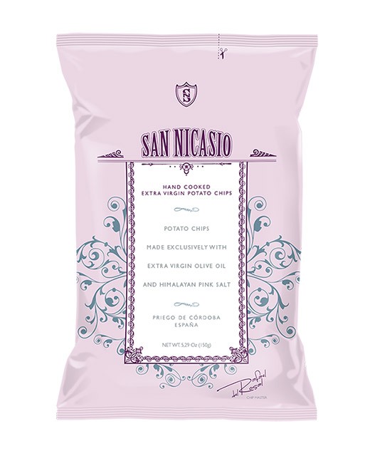 Chips all'olio extra-vergine d'oliva e sale rosa - San Nicasio