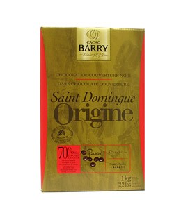 Cioccolato di copertura fondente di Santo Domingo 70% - Barry