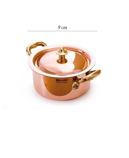 Cocotte (casseruola ovale) con coperchio 9cm - M'minis - Mauviel