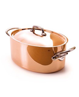 Cocotte (casseruola ovale) 24cm - M'héritage 150s - Mauviel