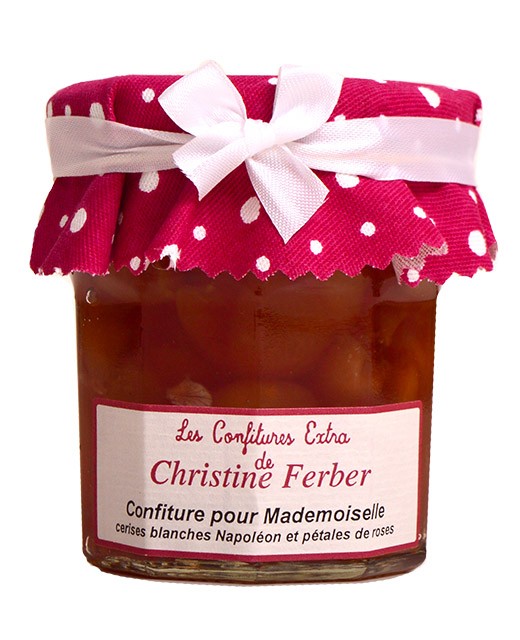 Confettura "pour Mademoiselle" alle ciliegie bianche e alla rosa - Christine Ferber
