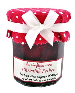 Marmellata di pesche vignarole, Pinot nero, cannella - Christine Ferber