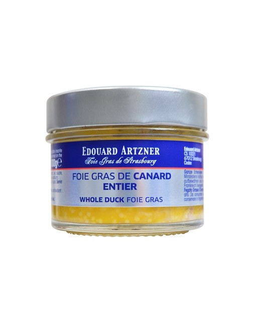 Foie gras di anatra intero 100 g - vasetto - Edouard Artzner