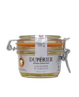 Foie gras d'anatra intero 120 g - Dupérier