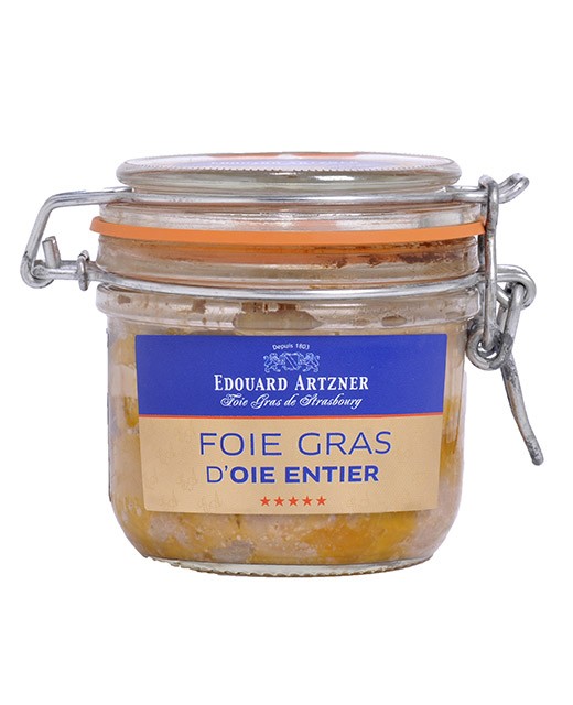 Foie Gras d'oca intero in gelatina 290g (scatola) - Edouard Artzner