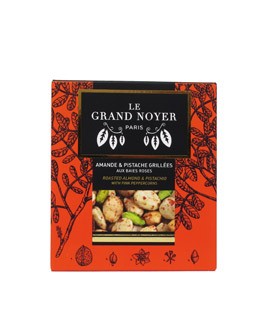 Pistacchi e mandorle tostati con bacche rosa - Grand Noyer (Le)