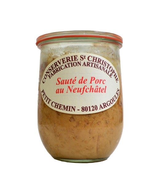 Piatto pronto: Sauté di maiale al Neufchâtel - Conserverie Saint-Christophe