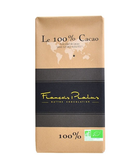 Tavoletta di cioccolato fondente 100% - Madagascar bio - Pralus