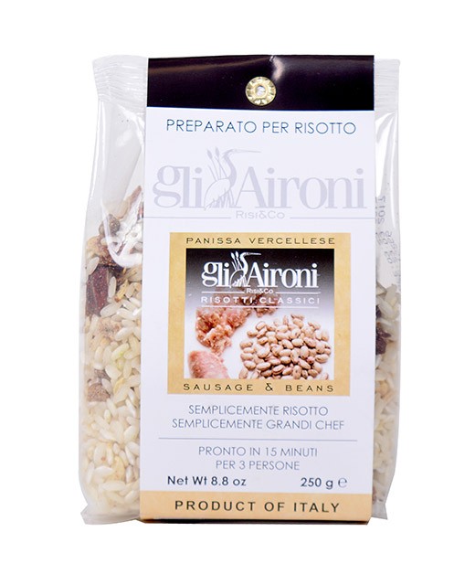 Risotto salsicce e fagioli - Gli Aironi