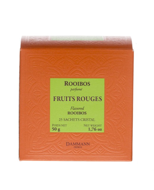 Tè Rooibos Frutti Rossi - filtri cristal - Dammann Frères