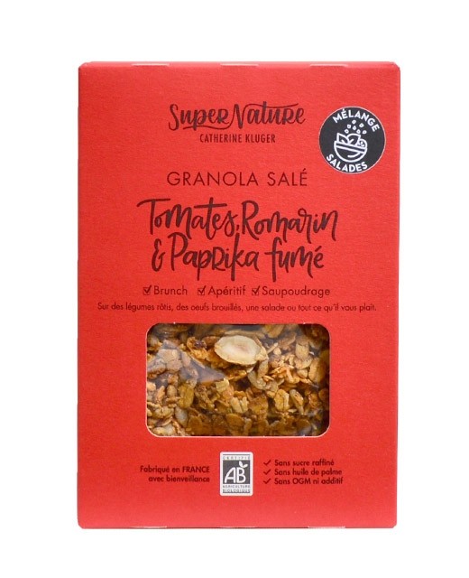 Granola salata pomodori, rosmarino, paprika affumicata bio - Catherine Kluger