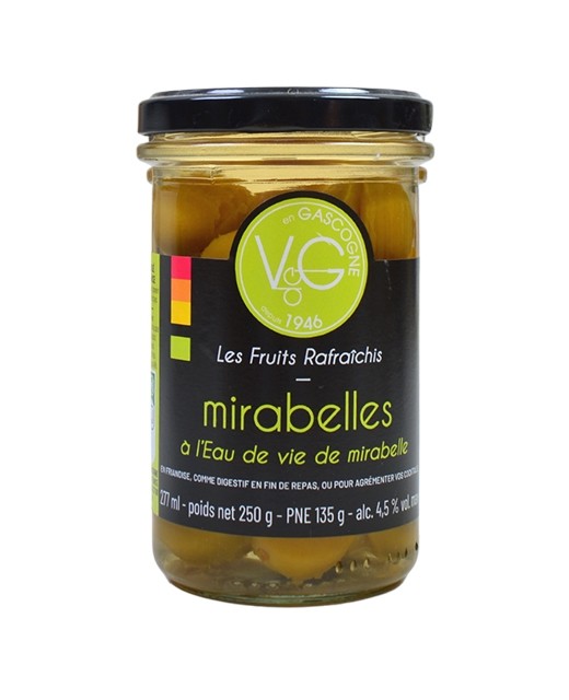 Mirabelle affogate nell'acquavite di mirabella - Vergers de Gascogne