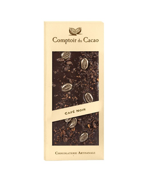 Tavoletta di cioccolato fondente - caffè - Comptoir du Cacao