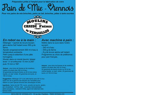 Farina per Pane Viennese - Moulins de Versailles