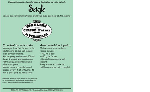 Farina per Pane di Segale - Moulins de Versailles