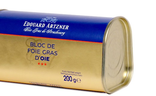 Bloc di foie gras d'oca 200g - Edouard Artzner