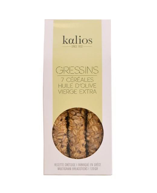 Grissini  cretesi - 7 cereali & olio extra vergine d'oliva - Kalios