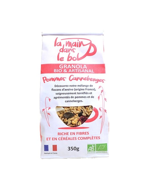 Granola bio - mele e ossicocco americano - La Main dans le Bol