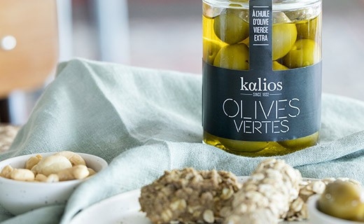 Olive verdi all'olio extra vergine d'oliva - Kalios
