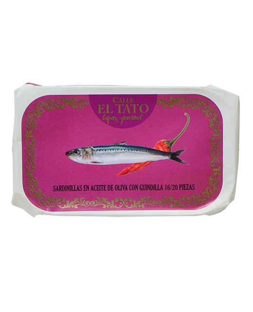 Sardine all'olio d'oliva e al peperoncino  - Calle el Tato