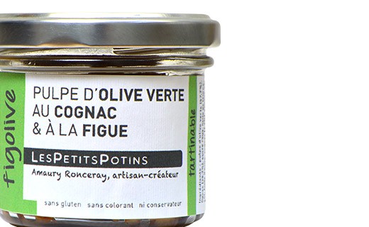Polpa di olive verdi al Cognac e al fico - Les Petits Potins