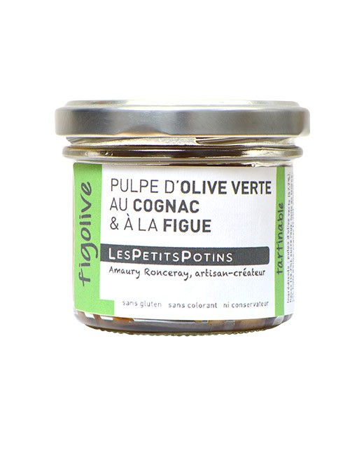 Polpa di olive verdi al Cognac e al fico - Les Petits Potins