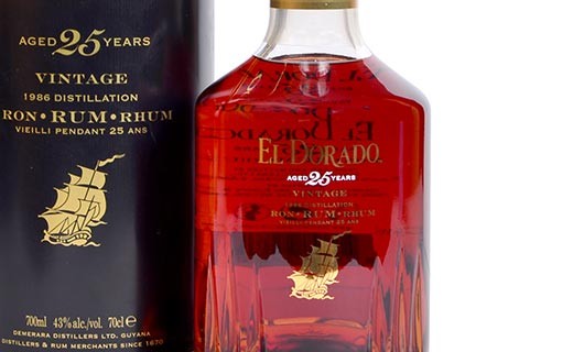 Rum El Dorado 25 anni - annata 1986 - El Dorado
