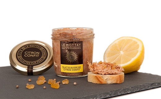 Rillettes di maiale bio al limone candito - Le Mottay Gourmand