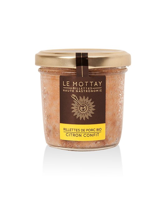 Rillettes di maiale bio al limone candito - Le Mottay Gourmand