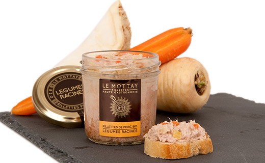 Rillettes di maiale bio agli ortaggi a radice - Le Mottay Gourmand