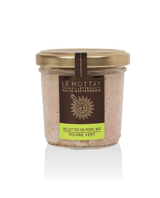 Rillettes di maiale bio al pepe verde - Le Mottay Gourmand