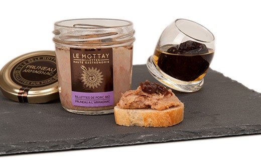 Rillettes di maiale bio alla Prugna e Armagnac - Le Mottay Gourmand