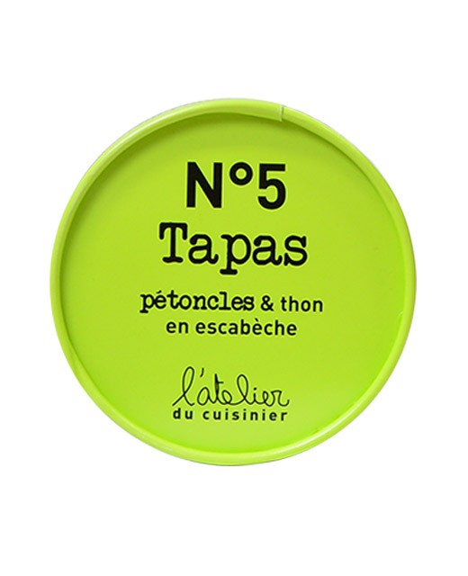 Tapas N°5 - Pettini di mare e tonno alla scapece - L'Atelier du Cuisinier