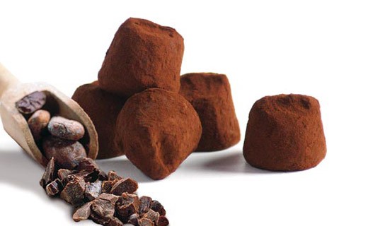 Tartufi di cioccolato Fantasia con scaglie di Fave di Cacao  - Mathez